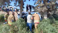 Hatay'da otomobil ağaca çarptı, 7 kişi yaralandı