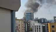 Gaziantep Halı Sarayı İş Merkezi'nde yangın paniği : İtfaiye müdahale ediyor