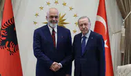 Cumhurbaşkanı Erdoğan ile Arnavutluk Başbakanı Edi Rama görüştü