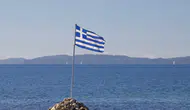 Yunanistan Girit Adası'nda ormanlık alanında yangın
