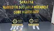 Sakarya'da uyuşturucu operasyonu : 9 kilo bonzai üretebilecek madde ele geçirildi