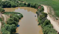 Büyük Menderes Nehri'nde kaybolan Şahin'i arama çalışmaları yeniden başladı