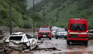 Çin'in Gansu eyaletinde sel felaketi : Arama kurtarma çalışmaları sürüyor