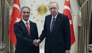 Cumhurbaşkanı Erdoğan, Irak Yüksek Yargı Konseyi Başkanı Faik Zeydan’ı kabul etti