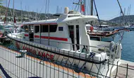 Muğla'da teknede rahatsızlanan kişi deniz ambulansıyla tahliye edildi