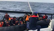 İzmir açıklarında düzensiz göçmen operasyonu