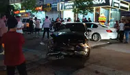 Batman'da iki otomobil çarpıştı, 1 kişi yaralandı