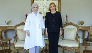 Emine Erdoğan, Lübnan Başbakanı'nın eşi Sahar Selam ile buluştu