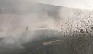 Susurluk'ta arazi yangını ekiplerin müdahalesiyle söndürüldü