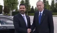 Cumhurbaşkanı Erdoğan, Irak Başbakanı Ali ez-Zeydi'yi Cumhurbaşkanlığı Külliyesi'nde karşıladı