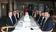 Beşiktaş'tan UEFA ve Midtjylland heyetine dostluk yemeği