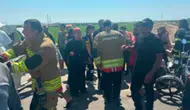 Hatay'da tarım işçilerini taşıyan minibüs devrildi