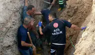 Adıyaman'da göçük altında kalan işçi kurtarıldı