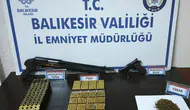Balıkesir Erdek'te silah ve uyuşturucu operasyonu