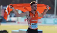 Milli atlet Yunus Emre Civelek, Avrupa'da Türkiye rekoru kırarak şampiyon oldu