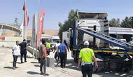 Mardin'de 2 tır çarpıştı : Sürücü yaralandı