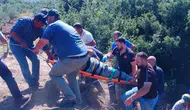 Manisa'da traktör dereye devrildi : 71 yaşındaki sürücü hayatını kaybetti