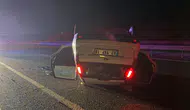 Bilecik'te takla atan otomobilin sürücüsü alkollü çıktı