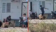 Hatay'da ayrılmak isteyen eşini yere yatırıp döven şüpheli tutuklandı
