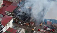 Diyarbakır’da marangoz atölyesinde yangın çıktı : 2 kişi yaralandı