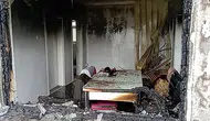 Tokat Yeşilyurt'ta yanan ev kullanılmaz hale geldi