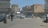 Manisa Salihli'de seyir halindeki otomobil yandı