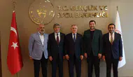 Kayserispor heyeti, Osman Aşkın Bak'ı ziyaret etti