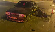 Antalya Manavgat'ta motosiklet ile otomobil çarpıştı : 2 yaralı