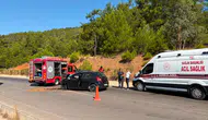 Fethiye'de araçlar kafa kafaya çarpıştı : 1 ölü, 2 yaralı