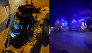 Balıkesir Ayvalık'ta kaza : Motosiklet sürücüsü tedavi altına alındı
