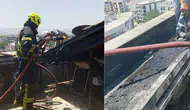 Aydın Efeler'de çatı yangını : 1 kişi dumandan etkilendi