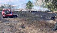 Bilecik'te elektrik direğinden yangın çıktı, 3 dönümlük alan yok oldu