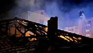 Samsun'da boya deposunda korkutan yangın