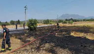 Datça'da kuru otlar alev aldı : Yangın büyümeden söndürüldü