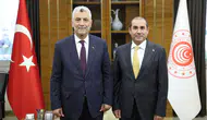 Ticaret Bakanı Bolat, Irak'ın Ankara Büyükelçisi Lachmawi ile bir araya geldi