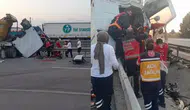 Sakarya'da kontrolden çıkan tır : Bir kişi hayatını kaybetti, bir kişi yaralandı