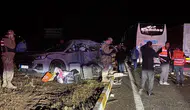 Erzincan'da yolcu otobüsü ile SUV araç çarpıştı : 1'i ağır 7 kişi yaralandı
