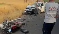 Mardin'de otomobille çarpışan motosikletteki 2 kişi hayatını kaybetti