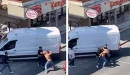 Ataşehir'de dehşet ! Sokak ortasında tekme tokat kavga ettiler