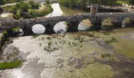 Edirne’de Tunca Nehri alarm veriyor : Sular çekildi, kum adacıkları ortaya çıktı