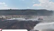 Burdur Gölhisar'da 20 dönümlük otluk alanda yangın