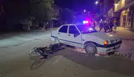 Adana Kozan'da otomobille çarpışan motosikletli yaralandı