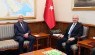 Bakan Güler, Pakistan'ın Ankara Büyükelçisi Cüneyd'i kabul etti
