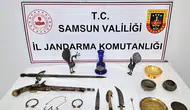 Samsun'da tarihi eser operasyonu : Çok sayıda obje ele geçirildi
