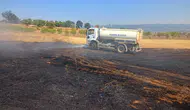 Bilecik'te anız yangını makilik alana sıçramadan söndürüldü