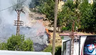 Tunceli'de otluk alanda yangın kontrol altına alındı
