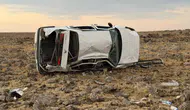 Şanlıurfa'da kontrolden çıkan otomobil takla attı : 4 yaralı