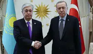 Cumhurbaşkanı Erdoğan, Kazakistanlı mevkidaşı Tokayev ile görüştü