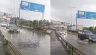 Zonguldak Alaplı'da yağış etkisi : Sürücüler zor anlar yaşadı