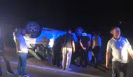 Sivas İmranlı'da minibüs devrildi : 7 yaralı